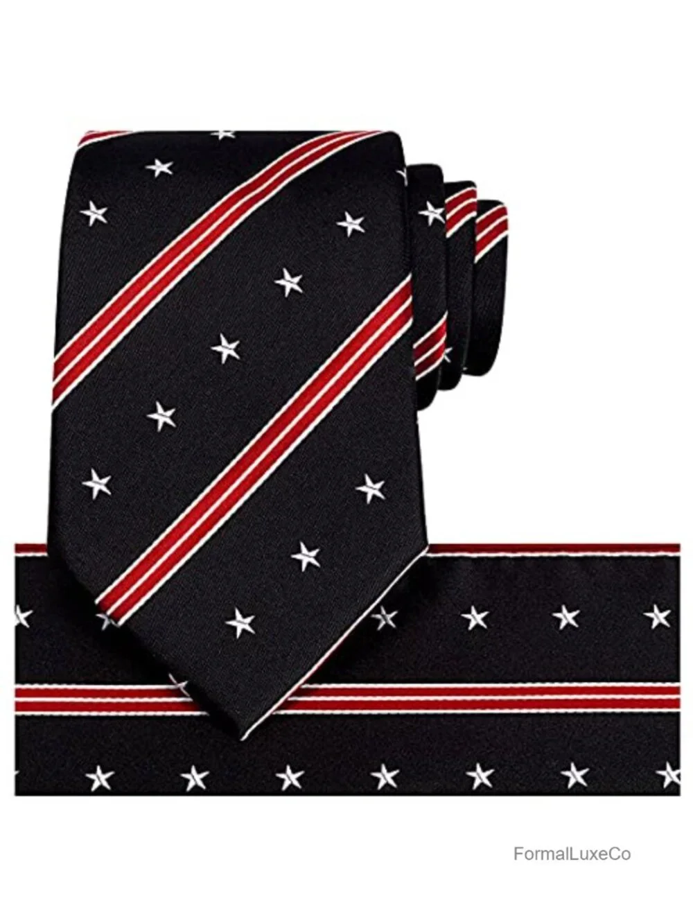 Silk Tie and Pocket Square Set for Formal Occasions